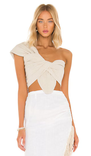 Sol Top in Oatmeal | Revolve Clothing (Global)