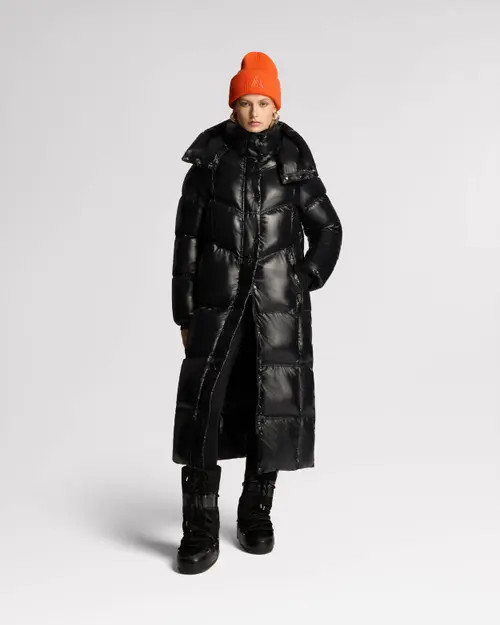 Meribel Quilted Maxi Puffer with Removable Hood | Nordstrom