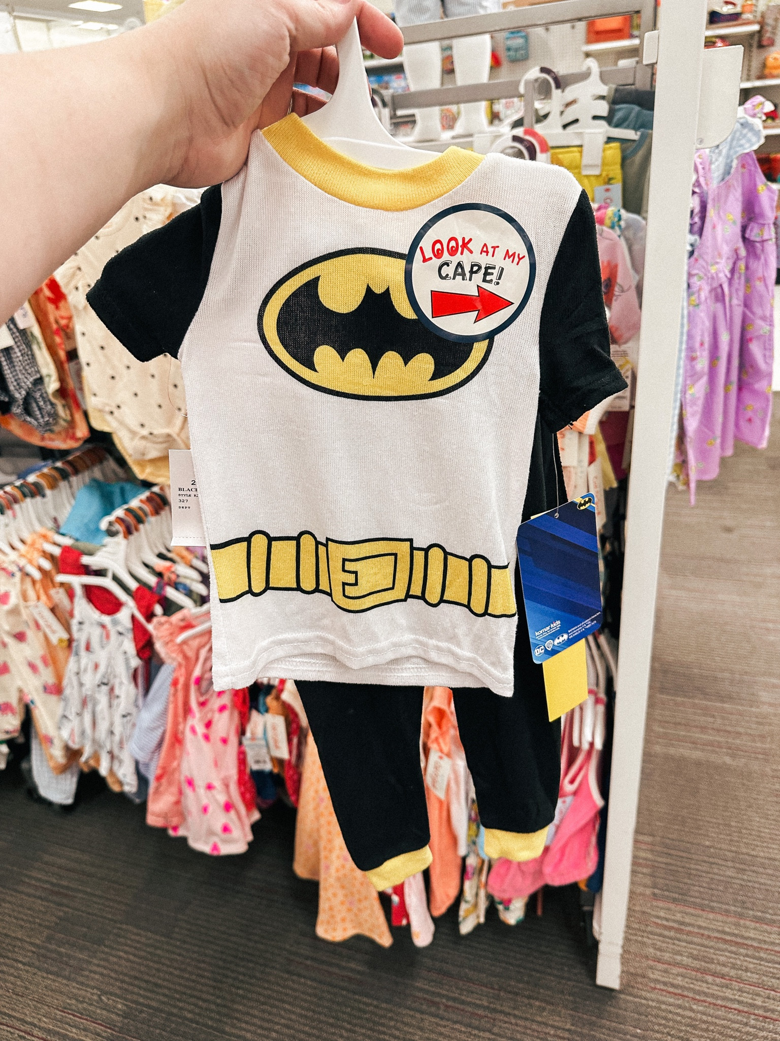Batman toddler pajamas with cape

#LTKbaby #LTKsalealert #LTKkids