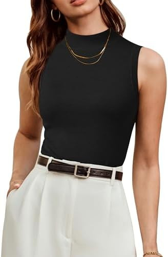 Arach&Cloz Womens Wool Blend Sweater Soft Turtleneck All-Season Casual Tank 2025 | Amazon (US)