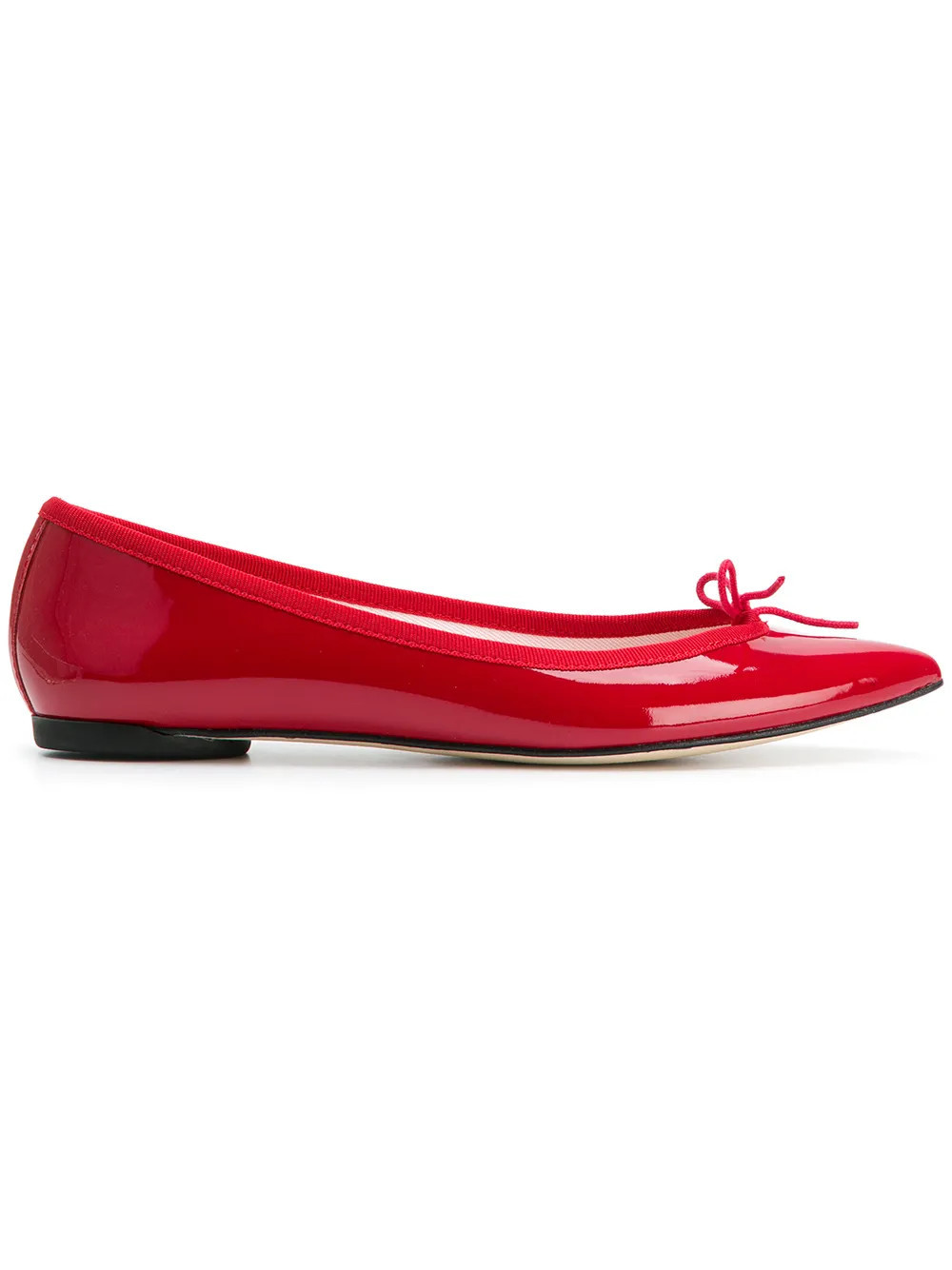 Repetto pointed ballerina shoes - Red | Farfetch Global