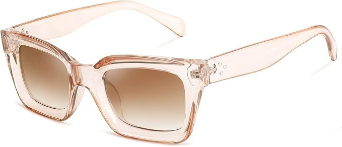 FEISEDY Classic Women Sunglasses Fashion Thick Square Sun Glasses B2471 | Amazon (US)