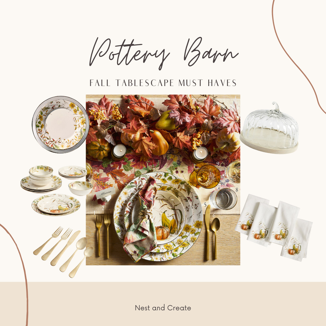 Cozy fall vibes 🍂✨ Loving these Pottery Barn finds for the perfect autumn tablescape. Hosting just got way easier! #potterybarn #PotteryBarnStyle #CozyHomeDecor #TablescapeInspo #FallEntertaining #homedecor #fall 
 

 #LTKHome #LTKStyleTip #LTKWedding