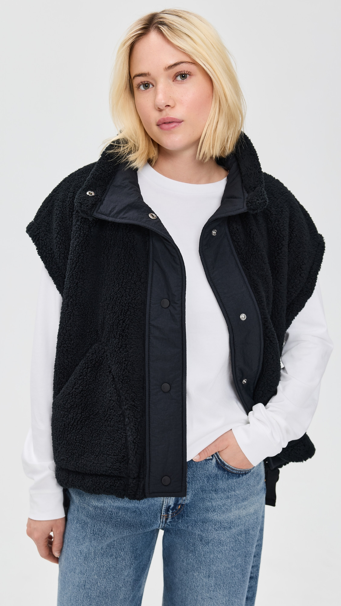 FP Movement Scout It Out Vest Black L | Shopbop