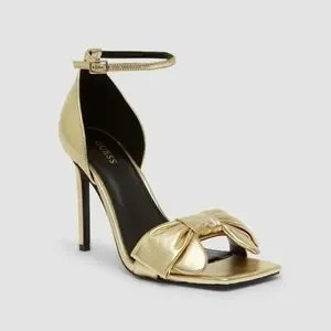 Guess Women's Sancia Gold Bow Dress Sandals | Poshmark