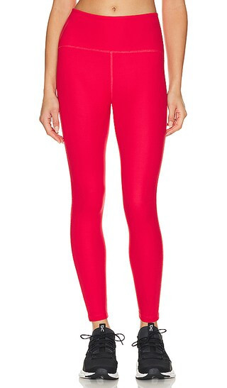 Beyond Yoga Powerbeyond Strive High Waisted Midi Legging in Red. - size XS | Revolve Clothing (Global)