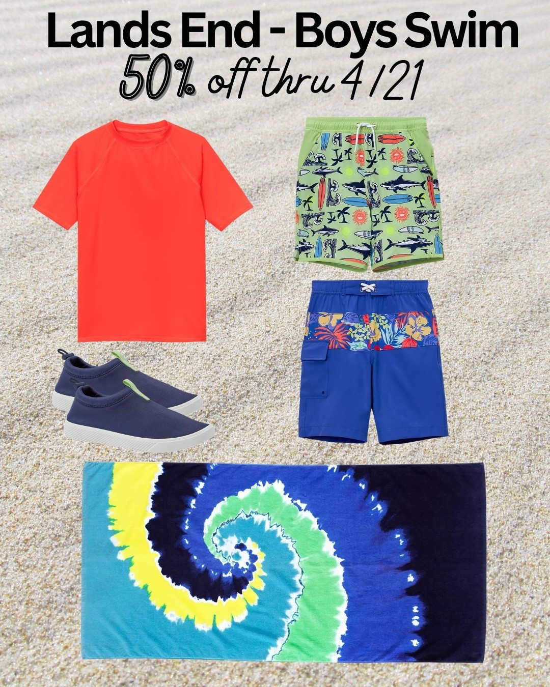 Grabbing swim for the boys while everything’s 50% off 🙌 Lands’ End always comes through with quality that lasts all summer. Sale ends 4/21 at midnight!

Kids swimsuits , big boys swimwear, swim trunks, rash guard, beach towels, vacation ready, beach days

#LTKSwim #LTKSaleAlert #LTKKids