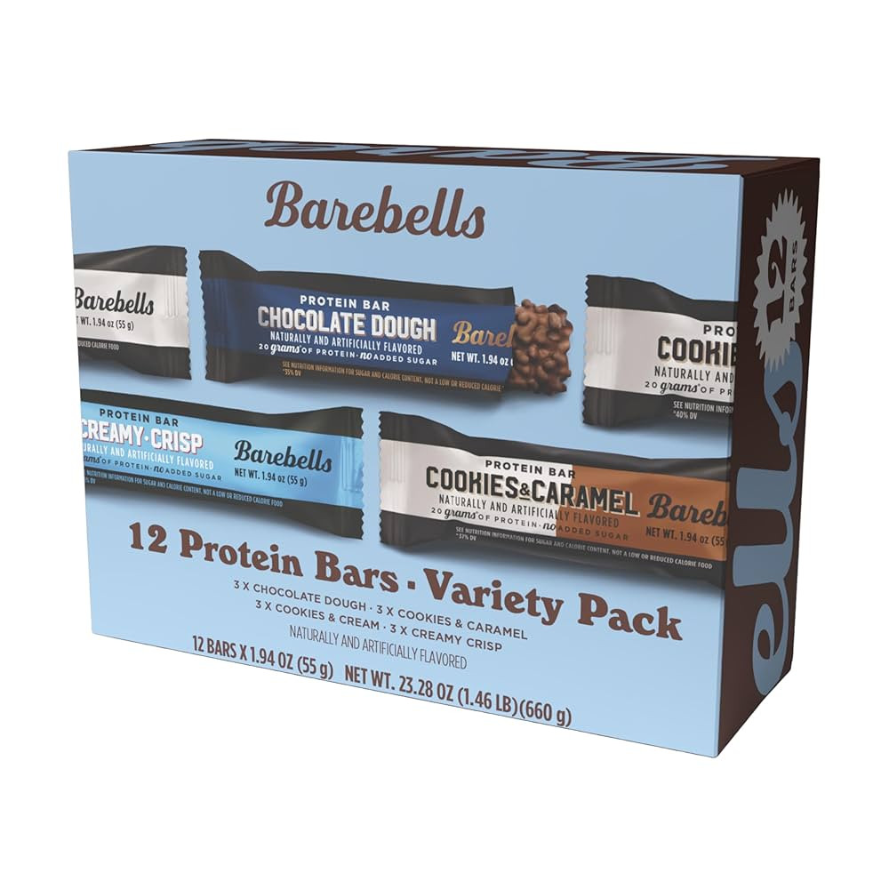 Barebells Protein Bars People's Choice Variety Pack – 12 Bars, Nutritious Snacks with 20g of Hi... | Amazon (US)