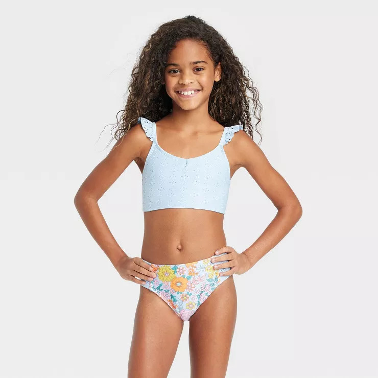 Girls' Wildflower Fun Bikini Set - Cat & Jack™ | Target