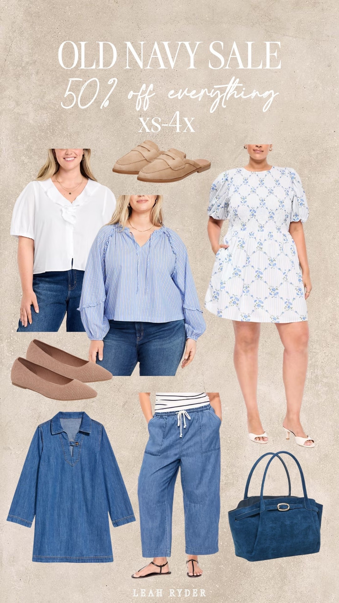 This Old Navy sale includes casual tops, denim, dresses, shoes, and handbags in sizes XS–4X. The pieces work well for spring outfits, casual work looks, and everyday wear. Neutral colors and classic silhouettes make these easy to mix and match. This is a budget-friendly way to refresh your spring wardrobe basics.

#LTKSaleAlert #LTKPlusSize