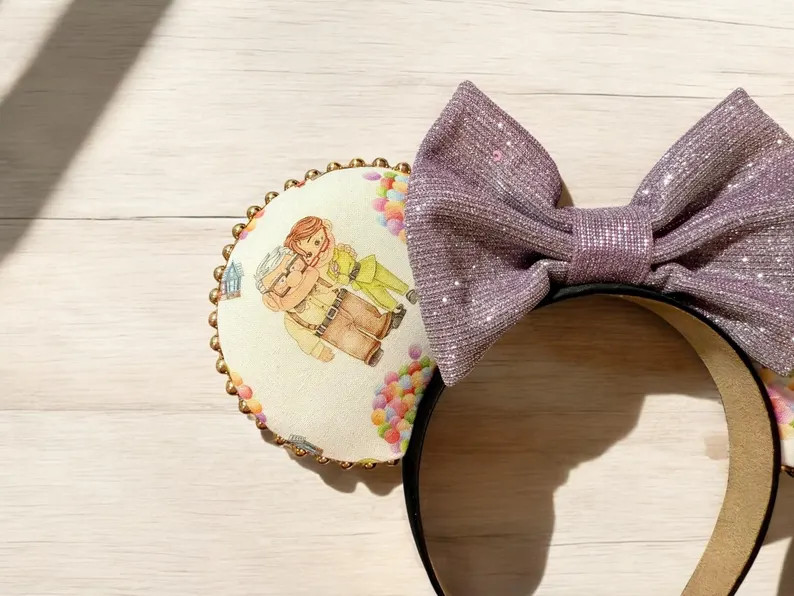 Up, Ellie and Carl, Mouse Ears, 2 Color Styles - Etsy | Etsy (US)