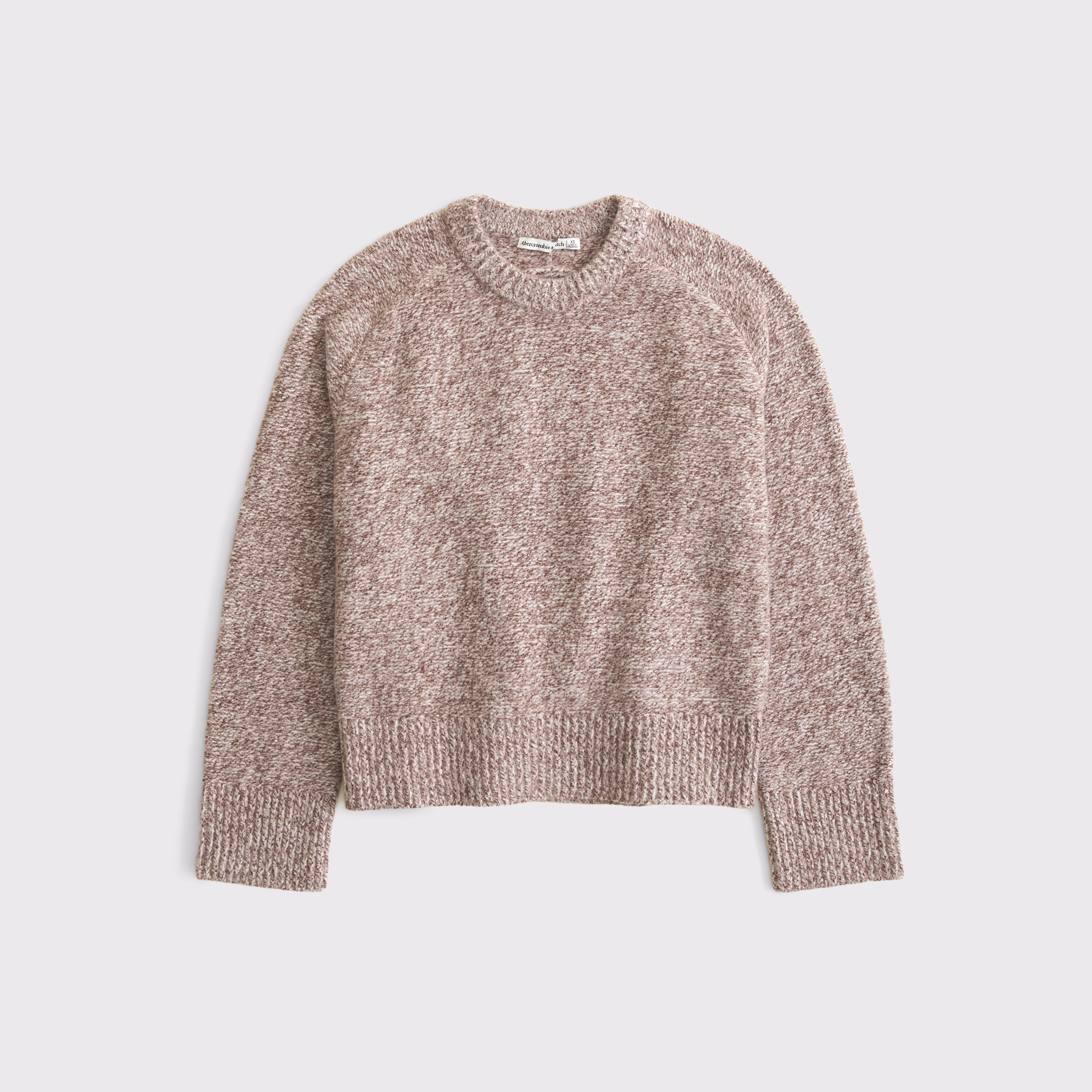 A&F Madeline Textural Crew Sweater | Abercrombie & Fitch (UK & DE)