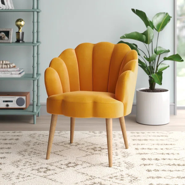 Lilly Velvet Barrel Chair | Wayfair North America
