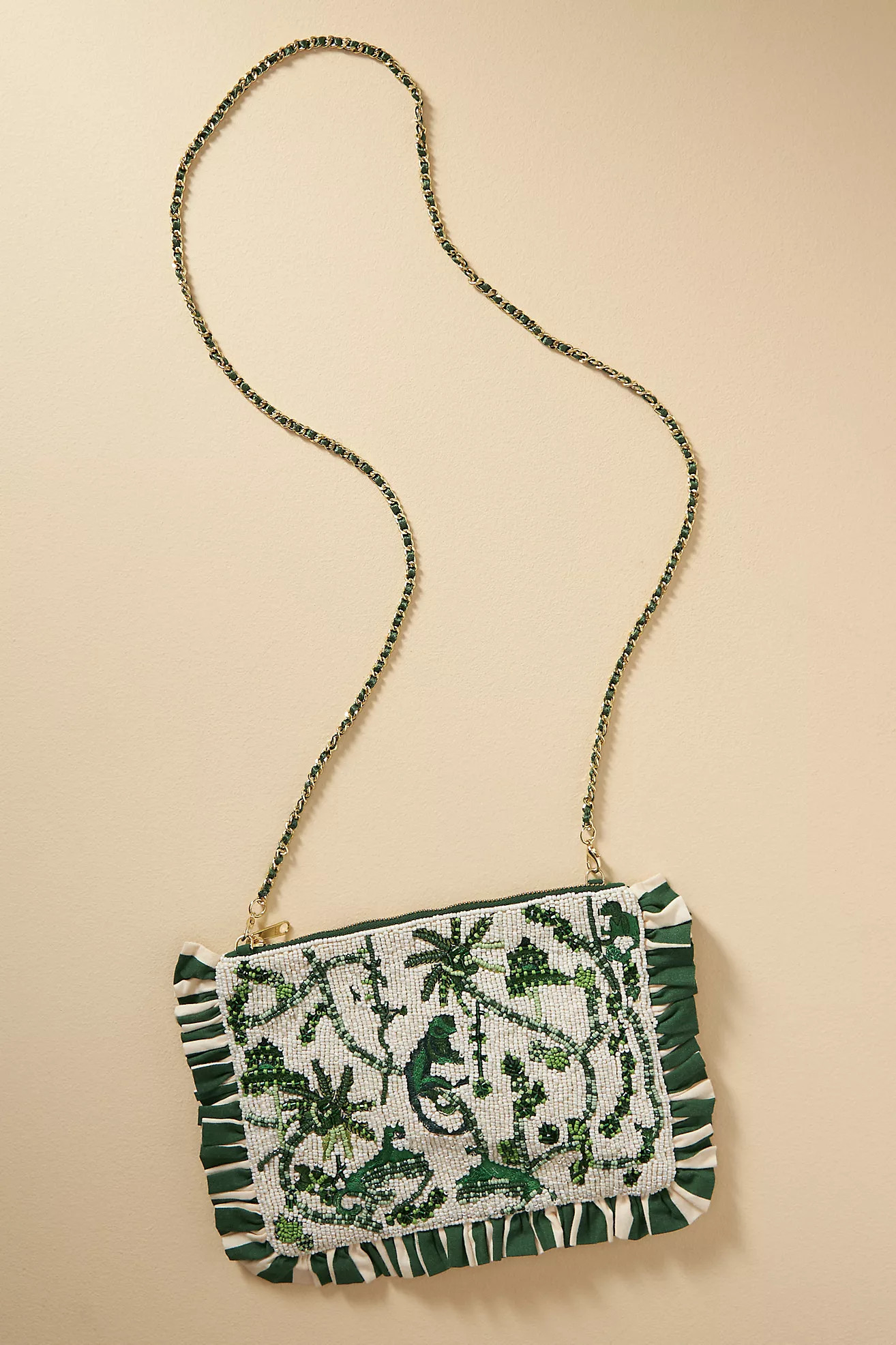 Beaded Toile Clutch | Anthropologie (US)