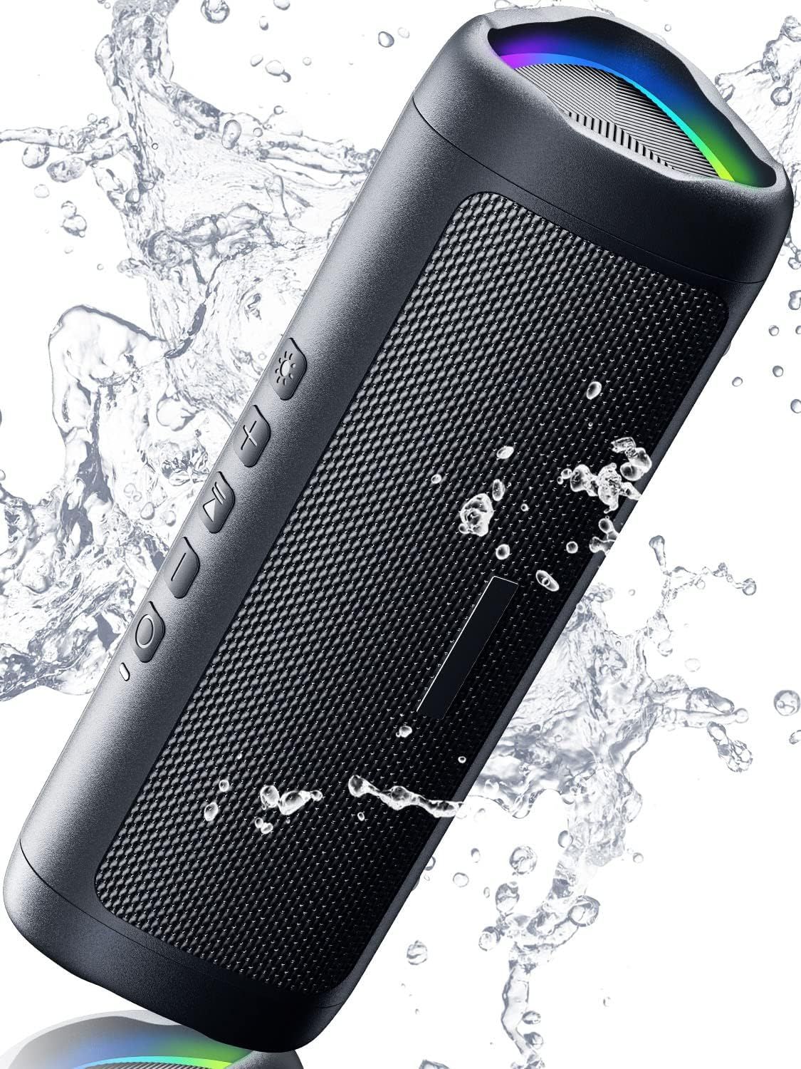 Bluetooth Speaker with HD Sound, Portable Wireless, IPX5 Waterproof, Up to 24H Playtime, TWS Pair... | Amazon (US)