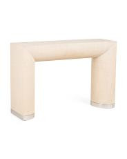 32x48x14 Stella Raffia Nickel Base Console Table | Home | TJ Maxx | TJ Maxx