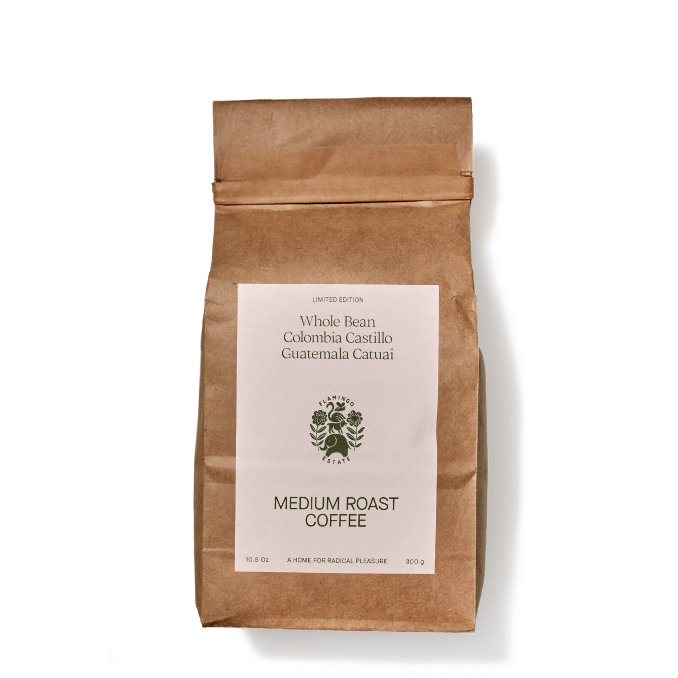Medium Roast Whole Bean Coffee | Flamingo Estate