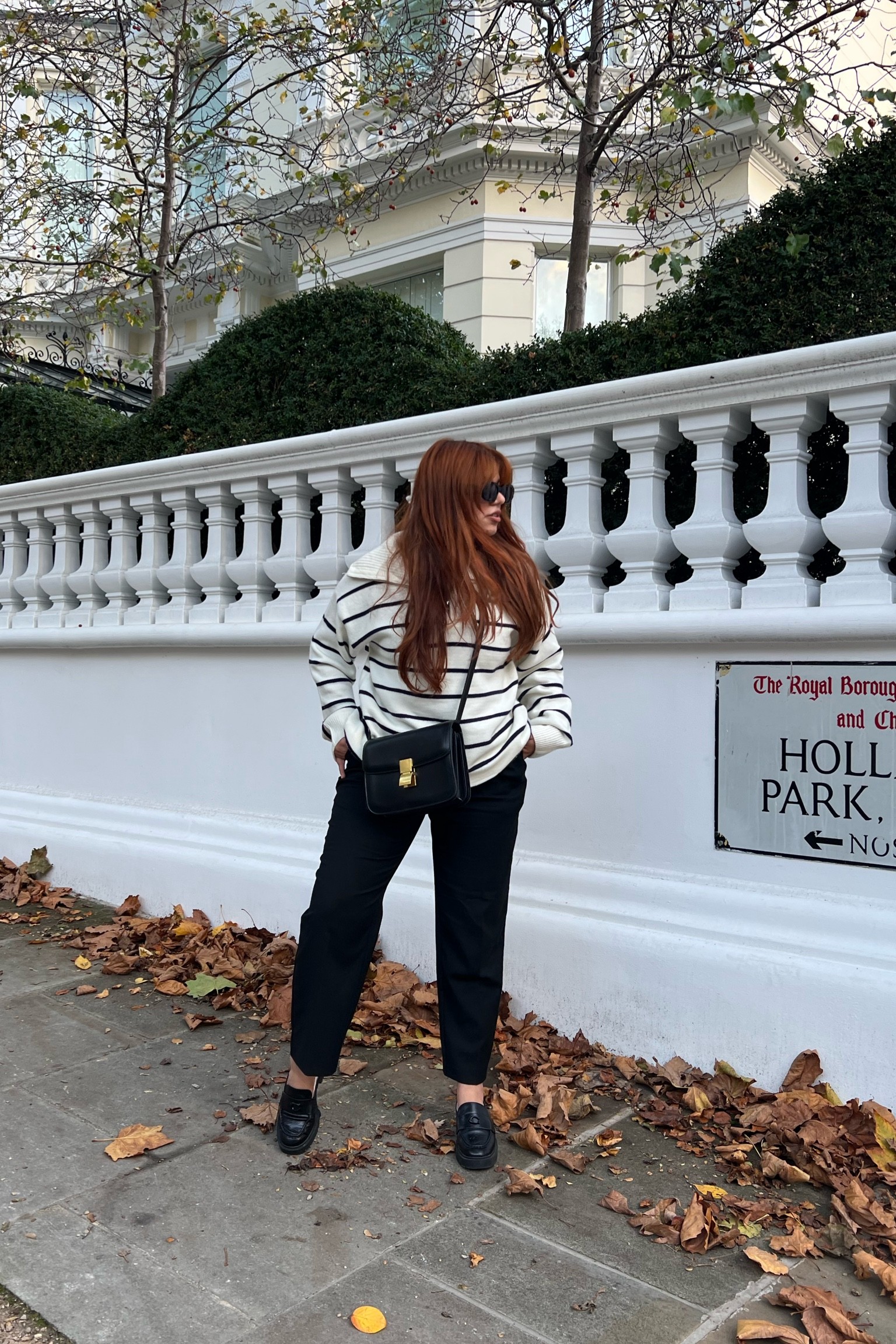 Red hair and red leaves 🍁 #stripes #copperhair

#LTKeurope #LTKworkwear #LTKSeasonal