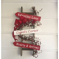 Valentines Day Decor, Valentine's Gift, Country Valentine Ladder, Pip Berry Front Porch Decor | Etsy (US)