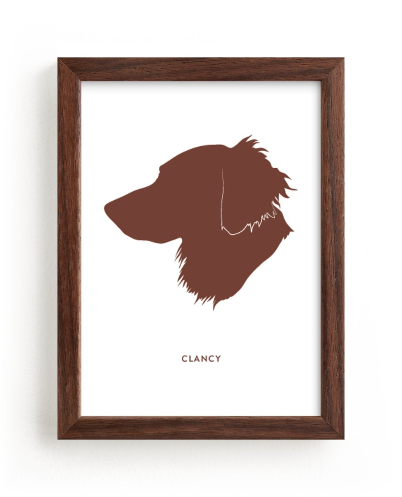 "Custom Pet Silhouette Art" - Completely Custom Silhouette Art by Minted. | Minted