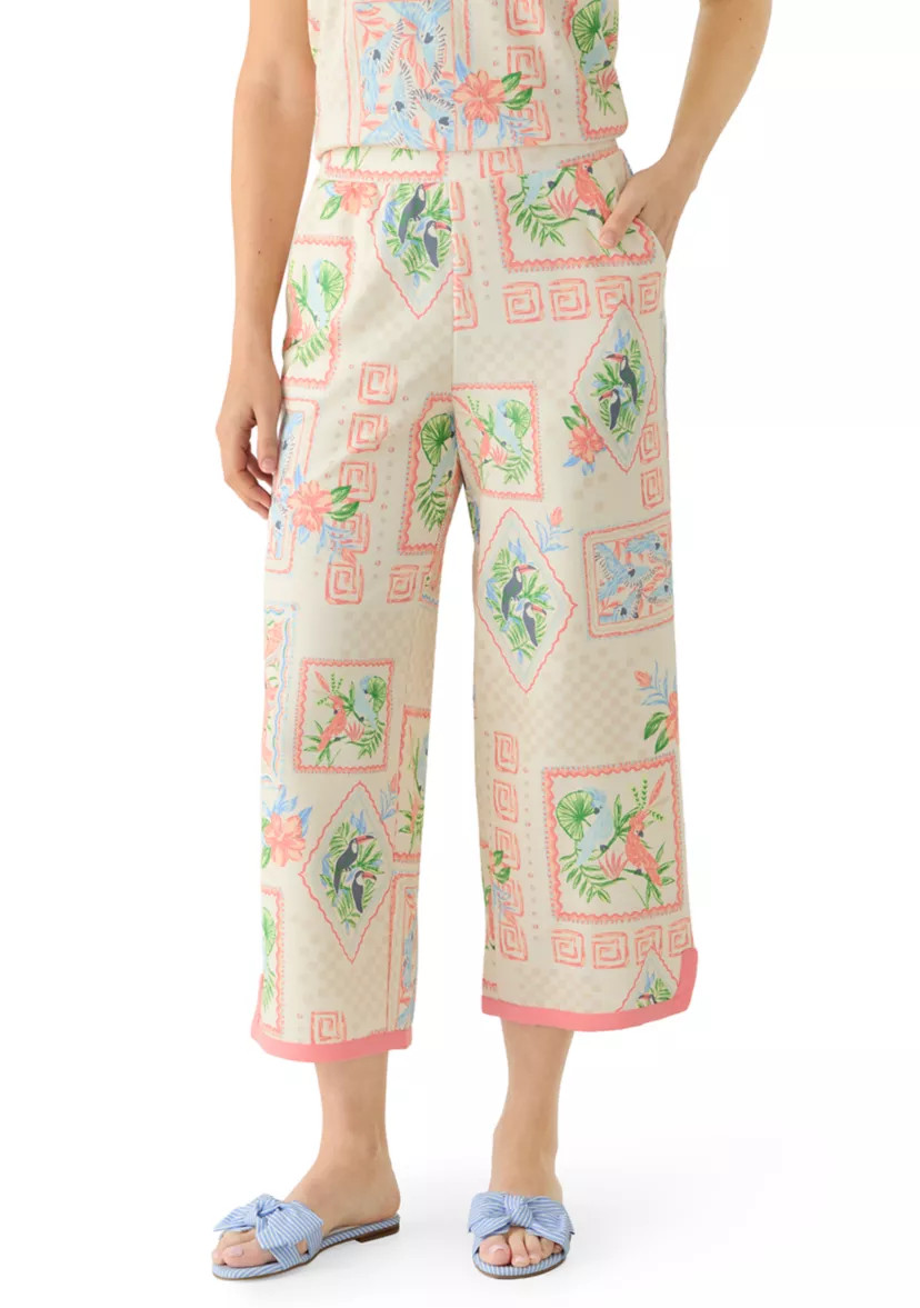 Women's Cropped Piqué Pants | Belk