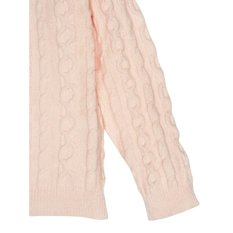 Modern Moments by Gerber Toddler Girl Cable Knit Sweater Outfit Gift Set with Hat, 3-Piece,12M - ... | Walmart (US)