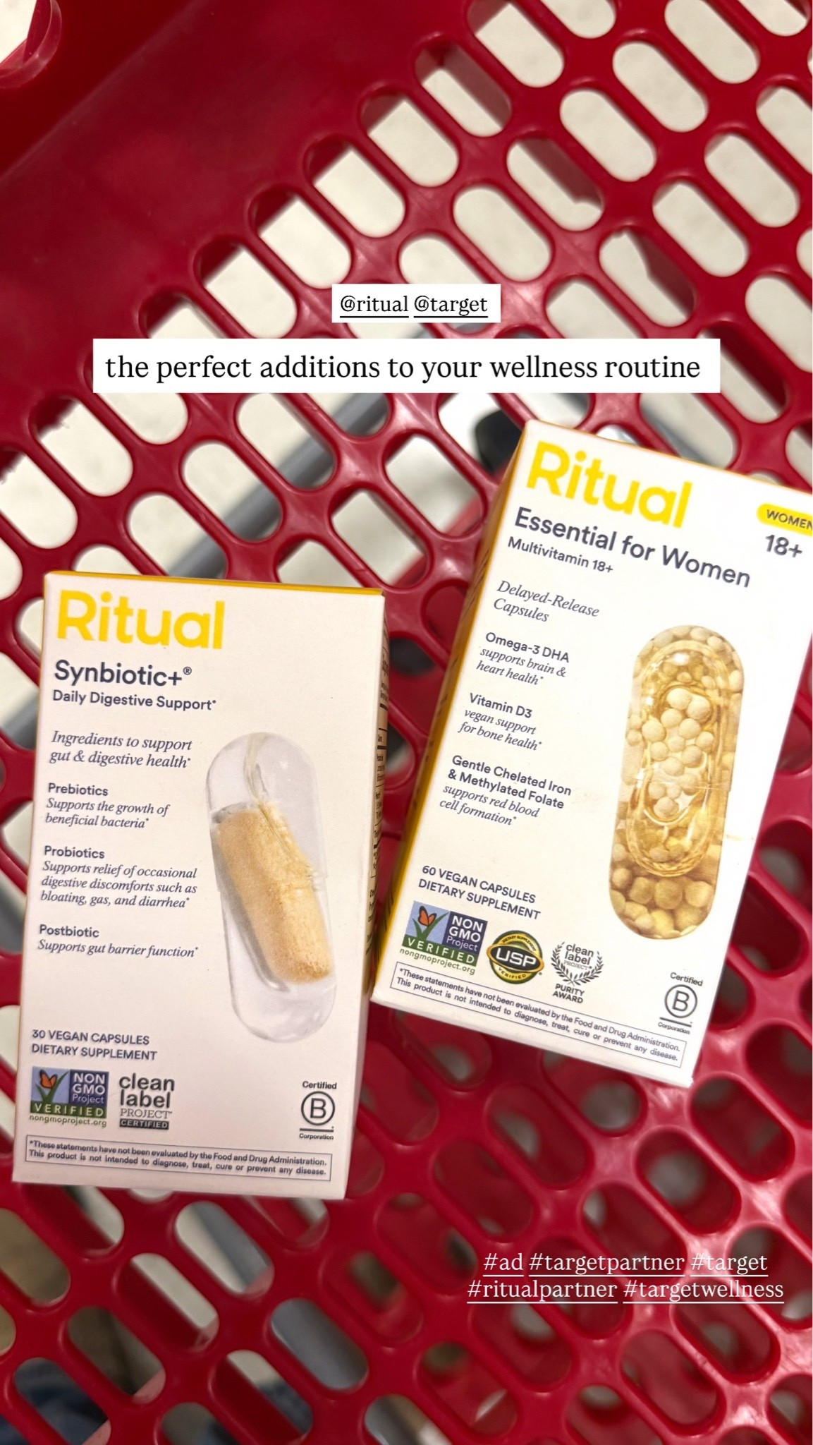 #ad your wellness routine isn’t complete without @ritual @Target #targetpartner #target #ritualpartner #targetwellness