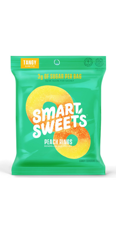 SmartSweets Peach Rings Pouch | Well.ca
