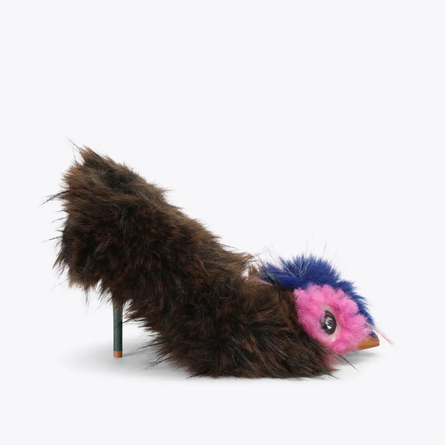 MASCOT COURT Brown Bird Mascot Court Heel by Kurt Geiger London | Kurt Geiger US