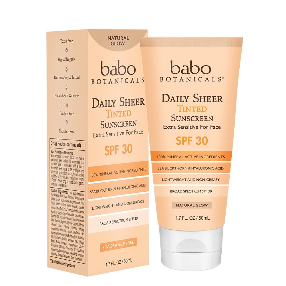 Babo Spf 30 Daily Sheer Tinted Sunscreen - Natural Glow 1.7fl oz | Target