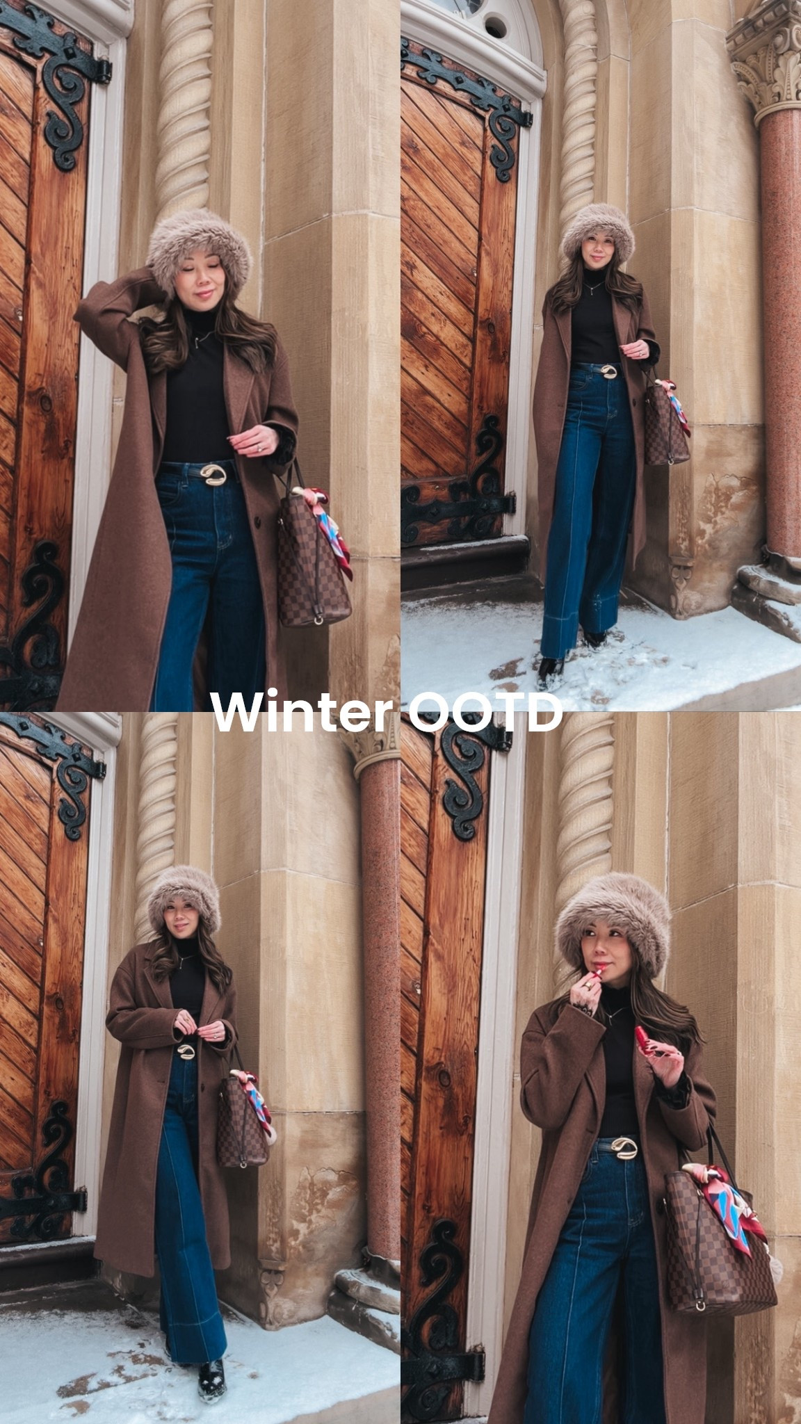 Cozy winter OOTD with a classic base 🤍
Dark wide-leg denim and a black turtleneck — timeless capsule wardrobe staples that always work. To keep it current, I love mixing in a fun faux-fur accessory like a hat or scarf for texture, warmth, and a little trend moment.
Simple, cozy, and an easy way to make everyday winter outfits feel styled without overthinking.

#LTKWorkwear #LTKootd #LTKSeasonal