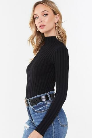 Mock Neck Bodysuit | Forever 21 (US)
