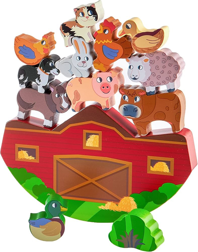 Imagination Generation Wooden Wonders Balancing Playset | Develops Dexterity, Motor Skills, Shari... | Amazon (US)