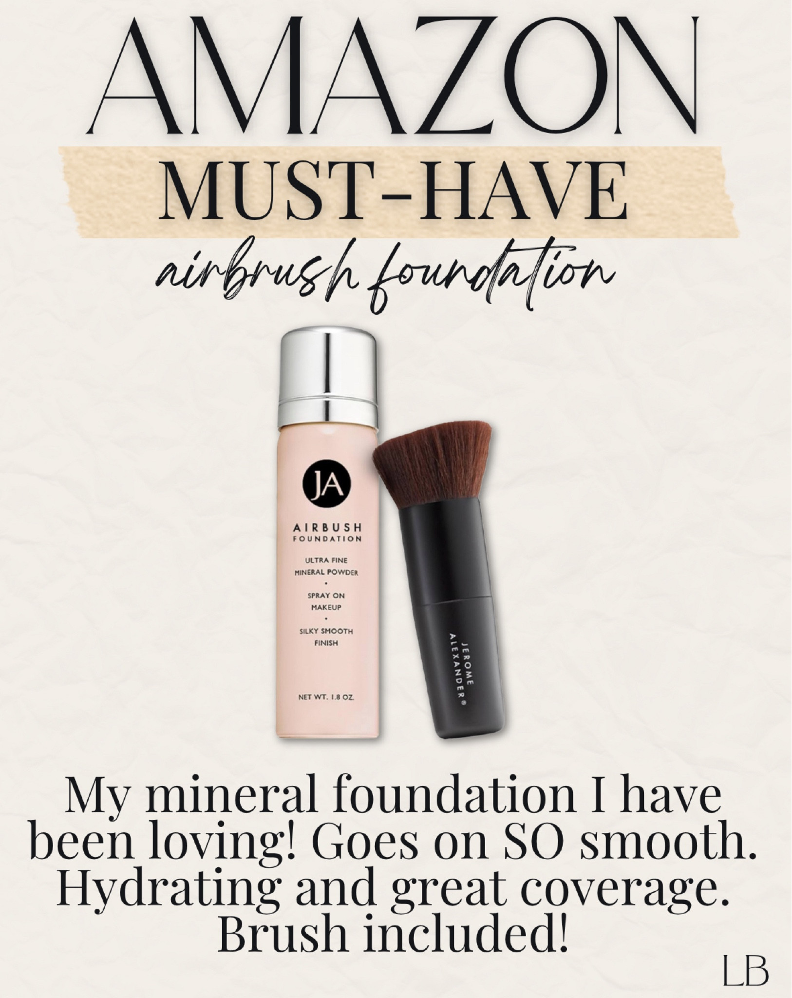 Must-have Amazon airbrush foundation!

#LTKSaleAlert #LTKBeauty #LTKFindsUnder50