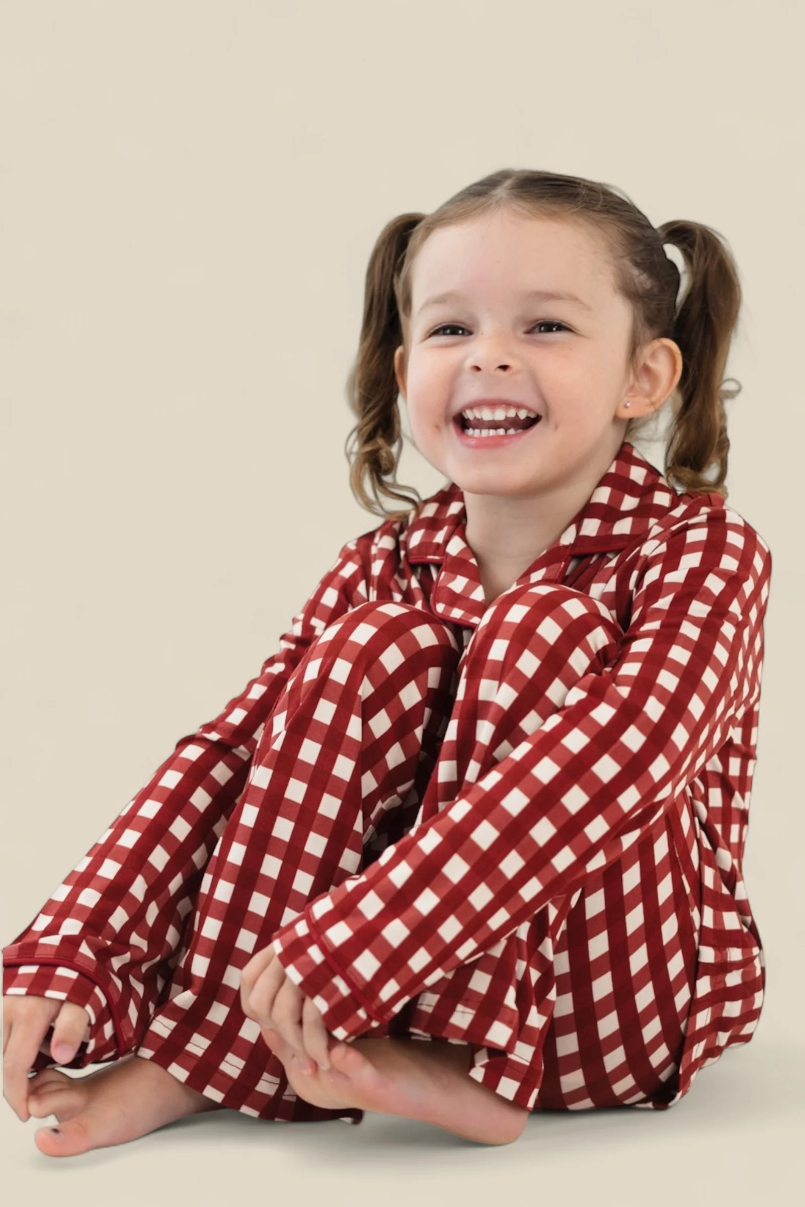 PEPPERMINT PLAID DREAM GIRL'S FLARE SET | Dream Big Little