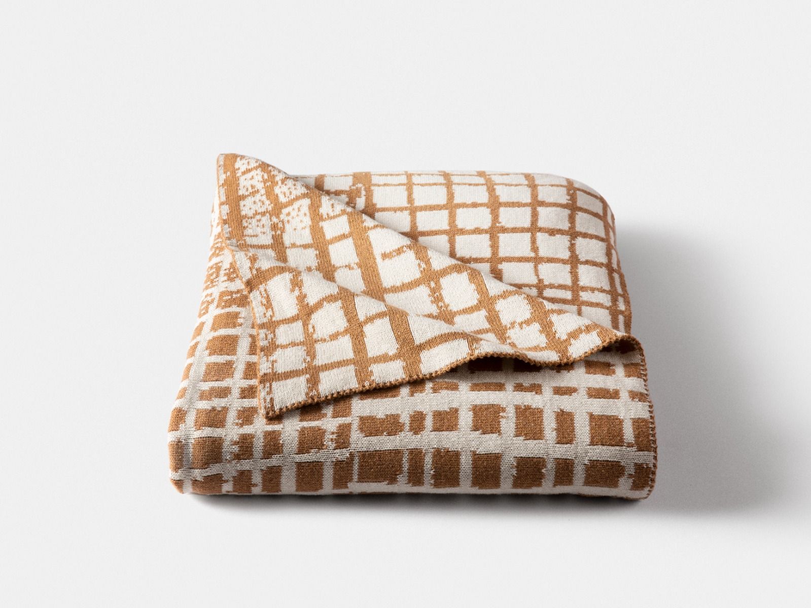 Cole Reversible Throw - Camel | Interior Define