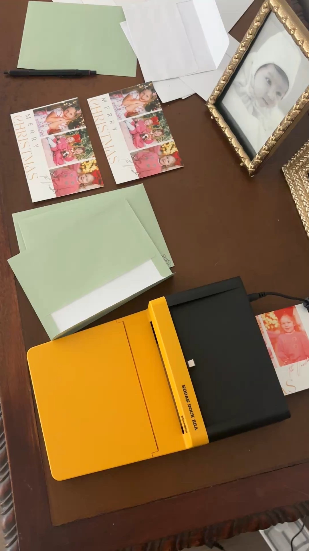 Printing Christmas cards at home with Kodak 

#LTKmorningroutine #LTKGiftGuide #LTKdayinmylife