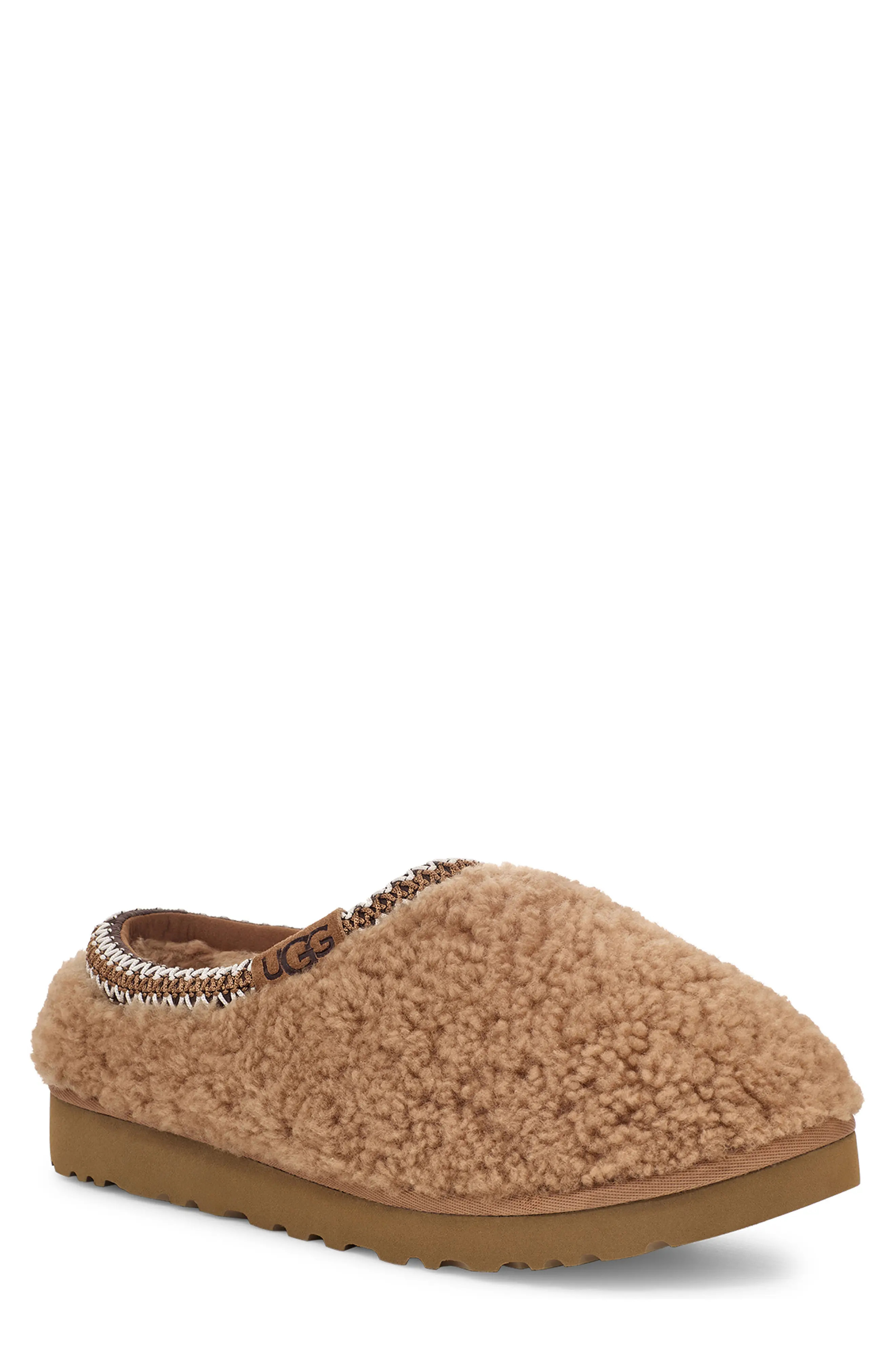 UGG\u00ae Tasman Maxi Curly Genuine Shearling Slipper (Women) | Nordstromrack | Nordstrom Rack