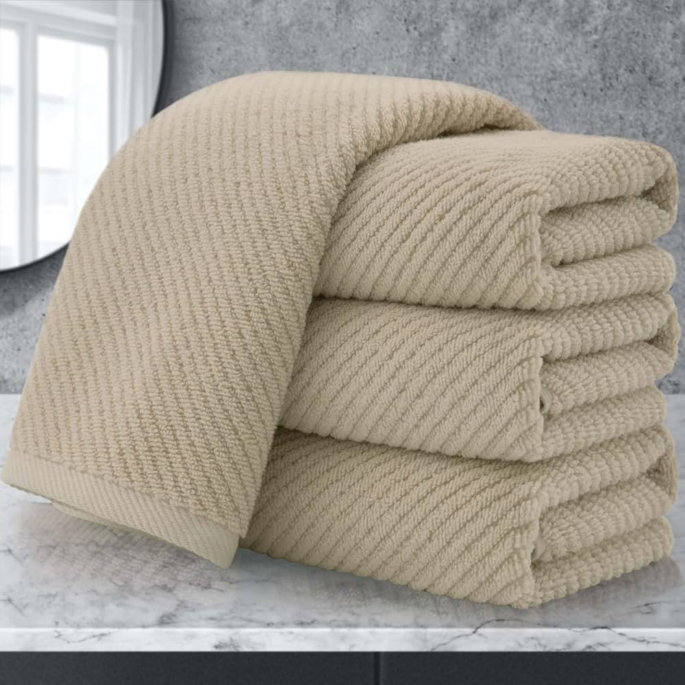 Hand Towels for Bathroom,4 Pack Large 18"x 28", 100% Cotton | Thick | Quick Dry | Soft, Dorm Room... | Amazon (CA)