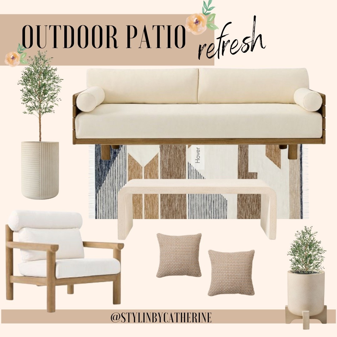 Outdoor patio furniture. Outfit conversation set. Olive tree. 

#LTKsummer #LTKstyletip #LTKcanada