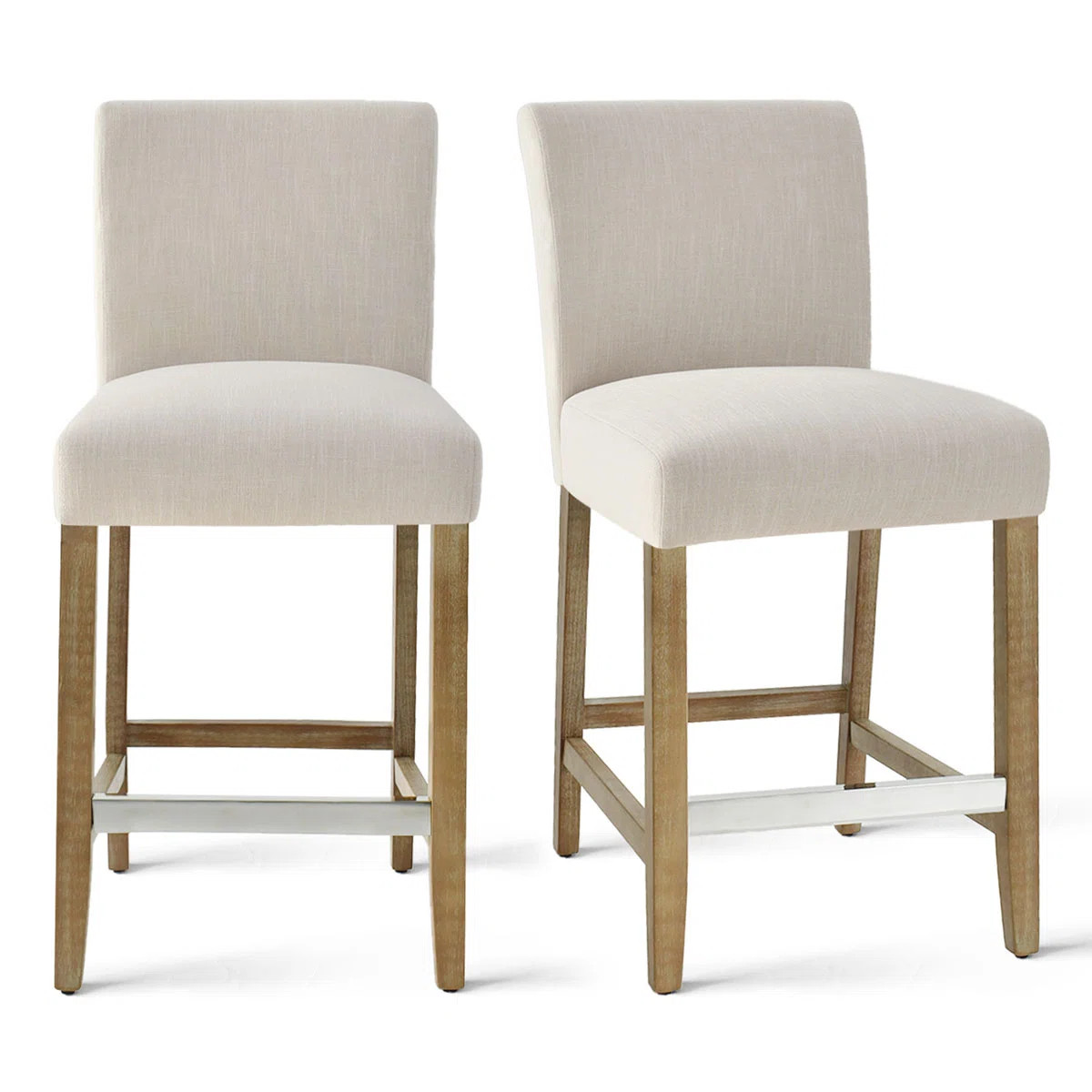 Drace Linen 26.5" Counter Stool (Set of 2) | Wayfair Professional