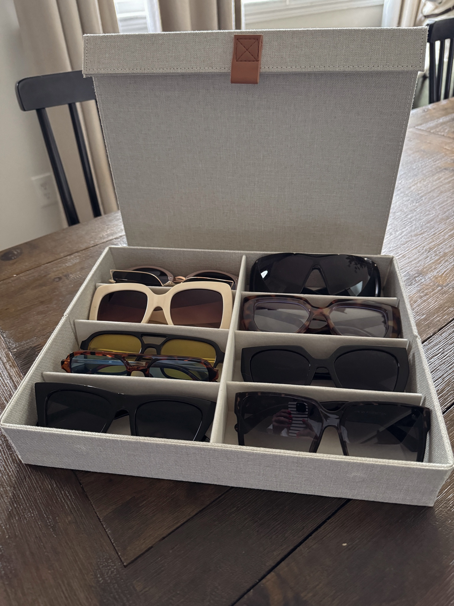Sunglasses organizer, fits oversized glasses as well. 







Sunglasses, organizer, Amazon finds, women’s sunglasses, men’s sunglasses, accessorize, home organization, organize, trays, home finds, bedroomm

#LTKSeasonal #LTKHome #LTKFallSale