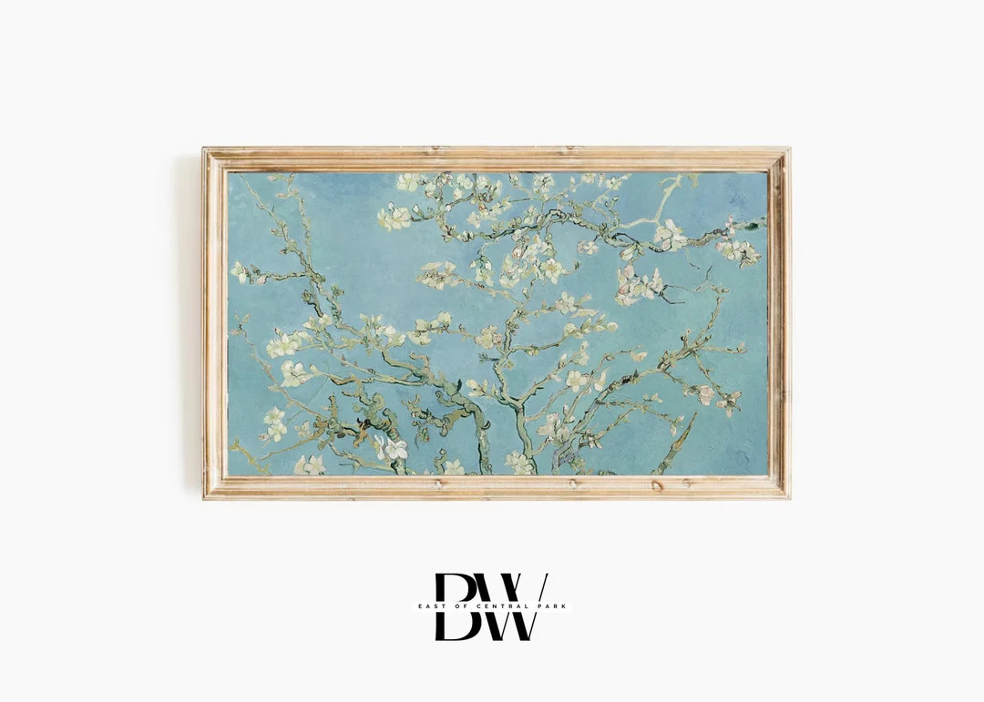 Samsung Frame TV Art | Blossoms of an Almond Tree | Vintage Frame TV Art | Vintage Art | Digital ... | Etsy (US)