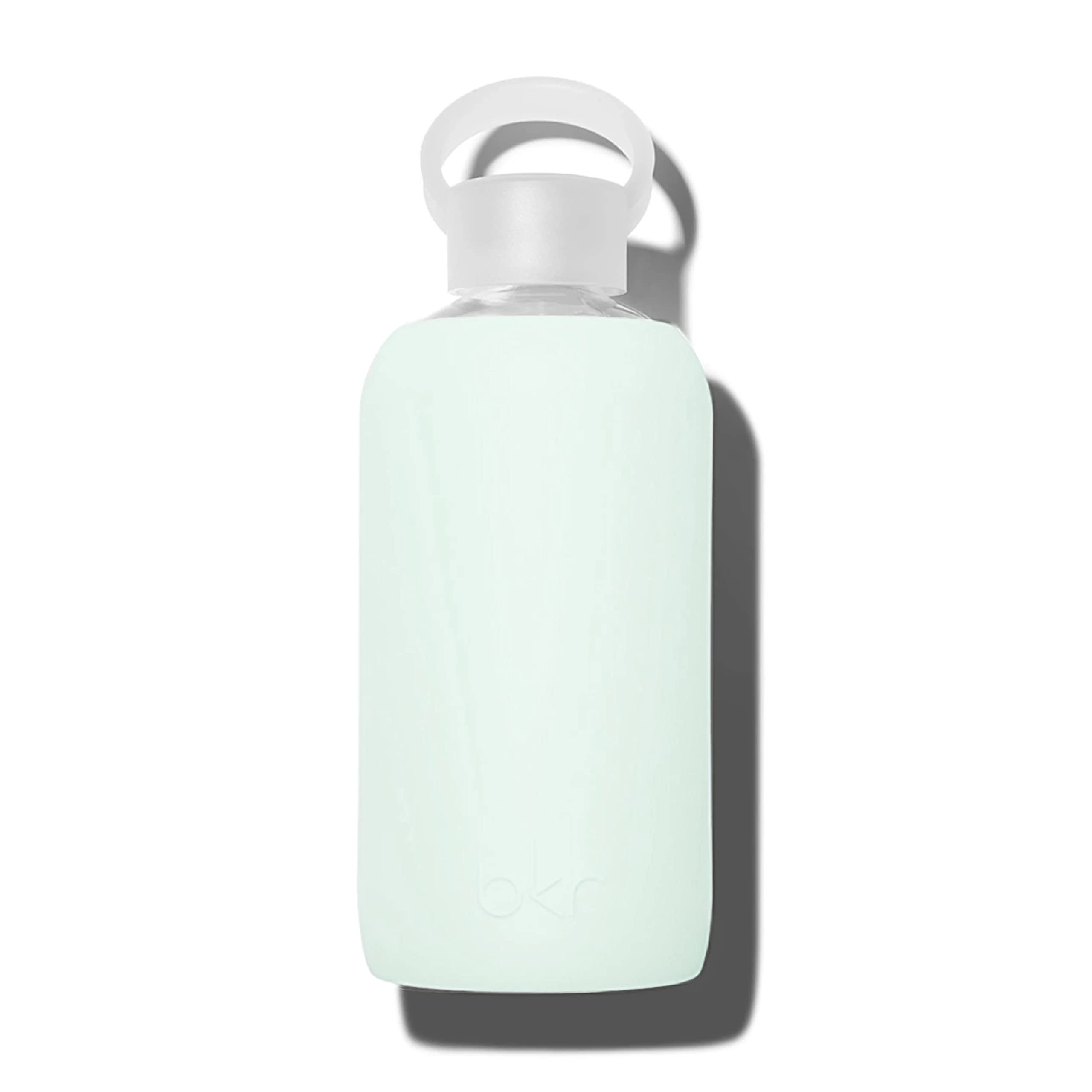 Little Smooth Haven- 16oz/500mL - Glass Water Bottle - Sheer Mint Sea Glass - Dishwasher Safe - Remo | Amazon (US)
