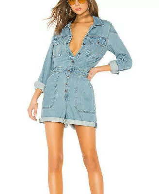 Wrangler best sale denim playsuit