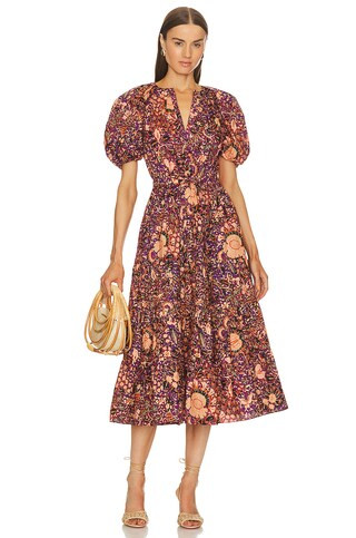 Ulla Johnson Olina Dress in Blackcurrant from Revolve.com | Revolve Clothing (Global)