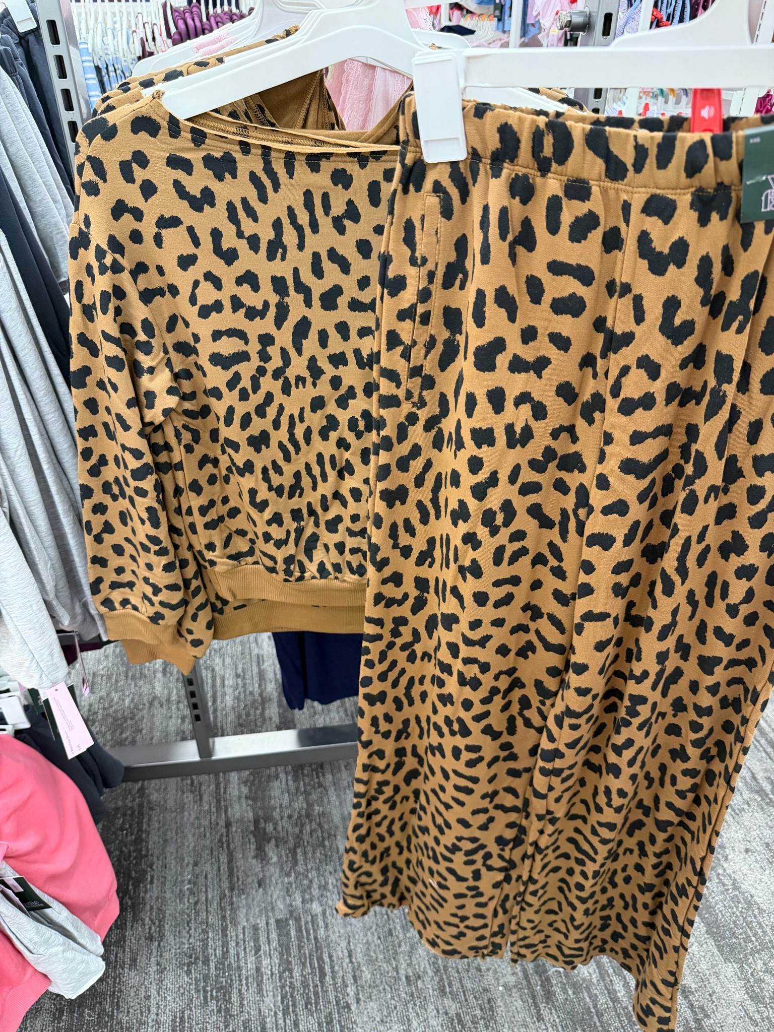 New leopard matching set is sooo soft and comfy!