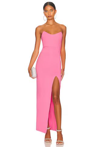 superdown Ryleigh Strapless Maxi Dress in Pink from Revolve.com | Revolve Clothing (Global)