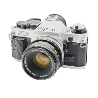 Canon AE-1 Program 35mm SLR camera with 50mm Lens Kit, Tested and 100% Working | eBay US