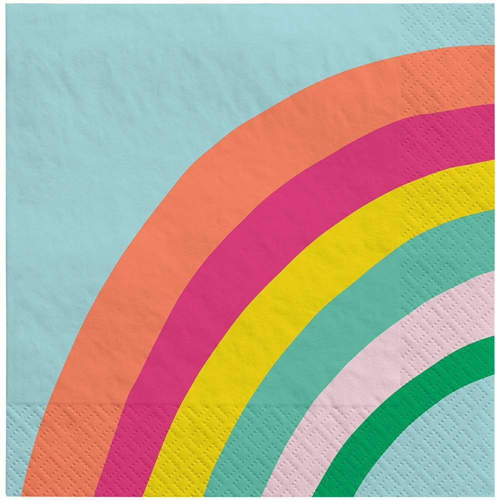 30ct Lunch Napkin Rainbow - Sun Squad™ | Target